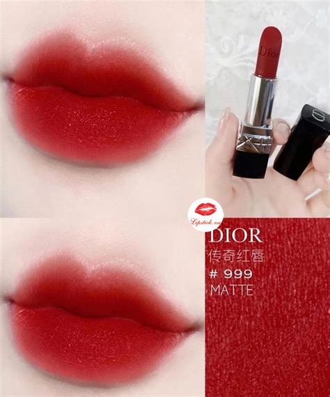 bảng màu son dior rouge 999|son Dior 999 màu.